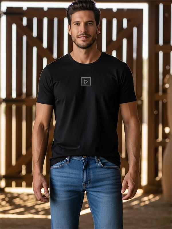 Camiseta Masculina Bordada TKF