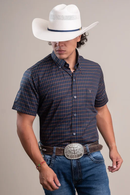 Camisa Masculina Manga Curta Texas Farm