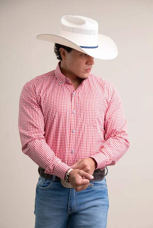 Camisa Masculina Manga Longa Texas Farm
