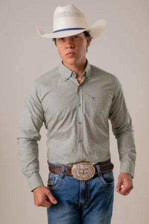 Camisa Masculina Manga Longa Texas Farm