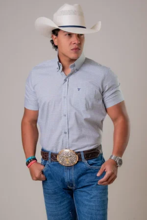Camisa Masculina Manga Curta Texas Farm