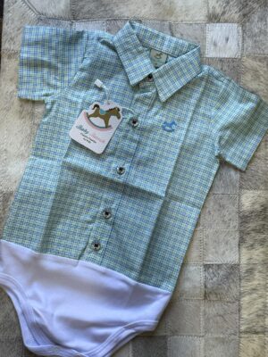 Body Camisa Manga Curta