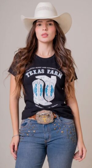 Camiseta Babylook Texas Farm