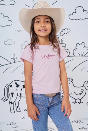 Camiseta Infantil Feminina Texas Farm